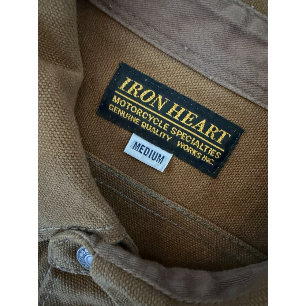 IRON HEART Duck Canvas CPO ‘Untucked’ IHSH-189-BRN 17OZ - Medium - Picture 4 of 6